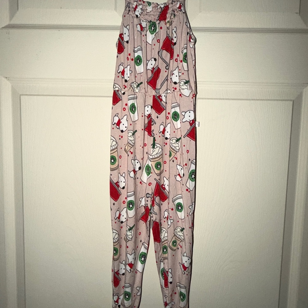 Little Snuggles target/starbucks inspired bamboo romper